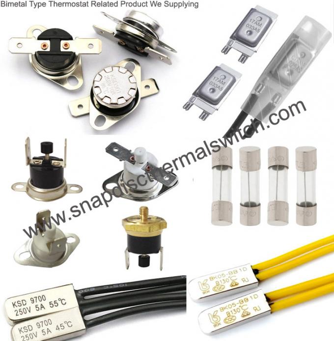 Miniature 5A Overheat Protection Thermal Cutoff Switch For Battery Packs