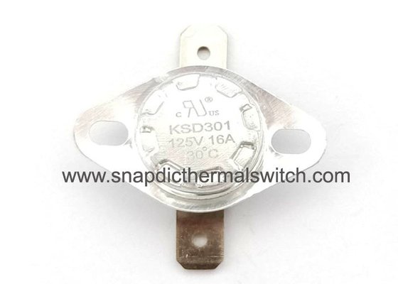 Normally Closed Disc Thermostat Open On Rise High Temperature Resistance