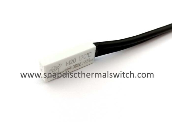 H20 Series Thermal Cutoff Switch 250V 10A 120 Deg C Overheat Protection