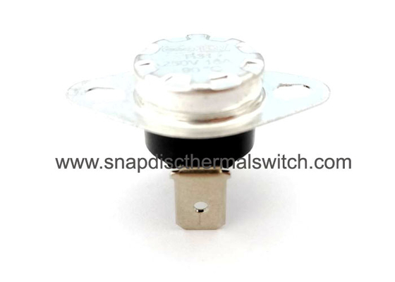 Vertical Terminal Snap Disc Thermal Switch Bimetal Snap Disc Thermostat