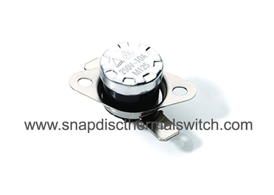 Single Pole Snap Action Temperature Switch High Temperature Resistance for Cooker