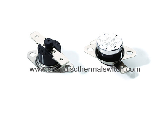 Single Pole Snap Action Temperature Switch High Temperature Resistance for Cooker